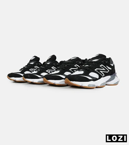 کفش کتانی مردانه و زنانه مشکی سفید طوسی NEW BALANCE 9060