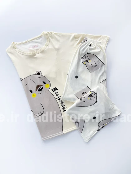 ست لباس خواب سه تکه راحتی