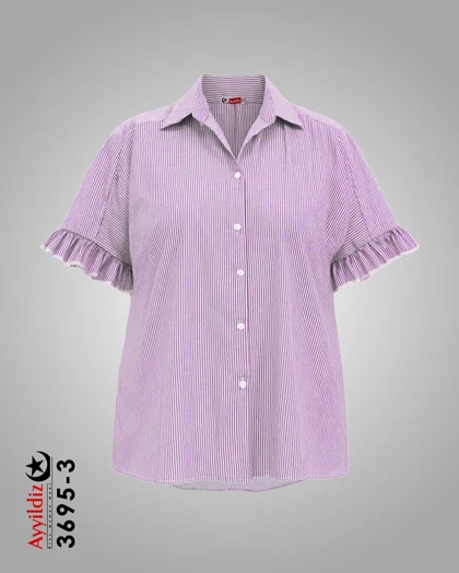 شومیز زنانه مجلسی سایز بزرگ کد 3695