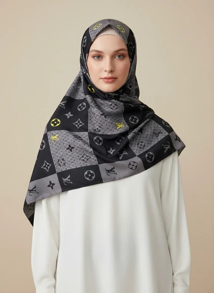 شال لویی ویتون نخی