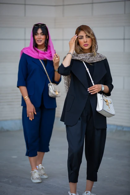 مانتو لینن یقه امریکایی مهگل