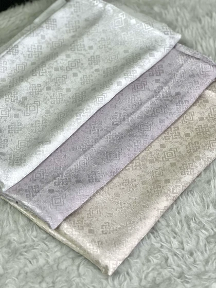 روسری ابریشم ژاکارد ترک