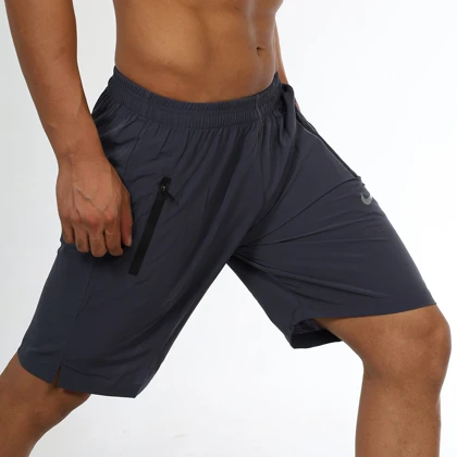 شلوارک آیرو بلند نایک بدنسازی طوسی تیره