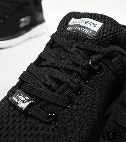 کفش کتانی طبی ورزشی مشکی SKECHERS SKECH-KNIT