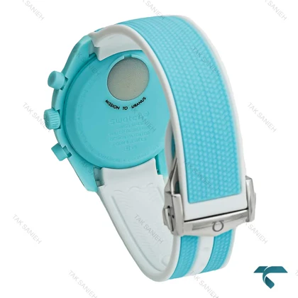 ساعت امگا سواچ بند رابر ماموریت به اورانوس آبی Swatch-7609-U