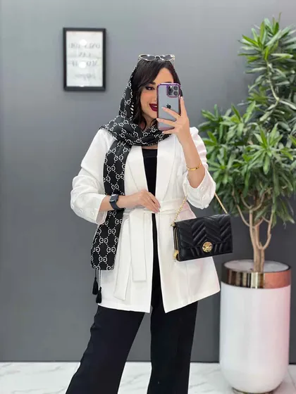 مانتو کتی کمردار