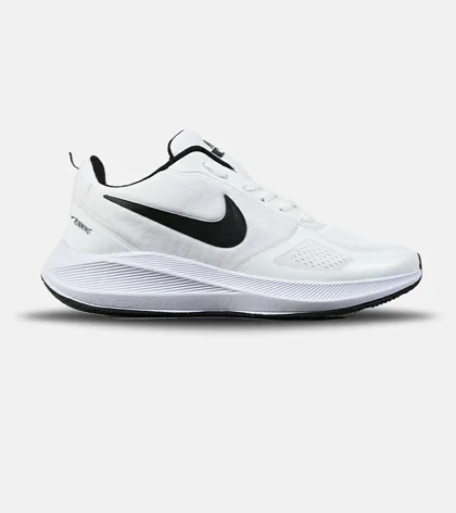 کفش کتانی مردانه و زنانه سفید مشکی Nike guide 10 مدل 4027