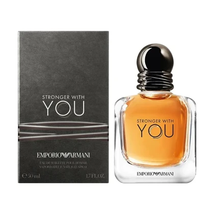 ادو تویلت مردانه جورجیو آرمانی (Giorgio Armani) مدل Stronger With You حجم 100 میلی‌لیتر