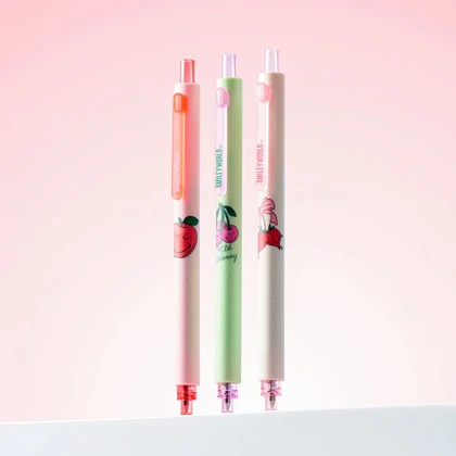 خودکار مشکی ژله ای کاکو Kaco مدل K1028 نوک 0.5 میلی متری 3 عددی