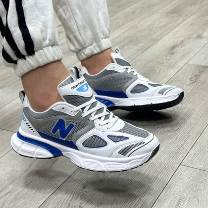 کفش و کتانی مردانه مدل نیوبالانس NEWBALNANCE رنگ طوسی آبی