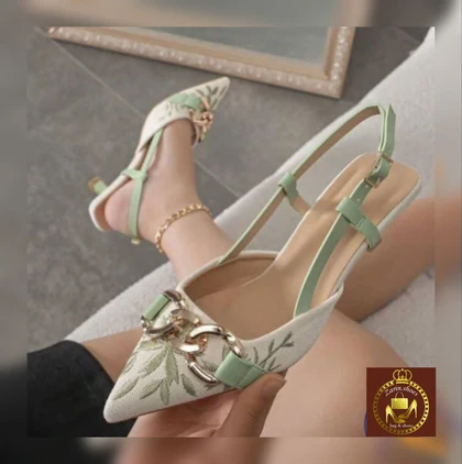صندل مجلسی پشت‌باز زنانه سلن