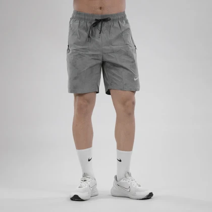 شلوارک ورزشی مردانه نایک مدل Dri Fit-9036 طوسی روشن