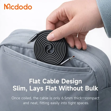 کابل تایپ سی 240 وات مک دودو Mcdodo مدل CA-990 بدنه مگنتی 1 متر
