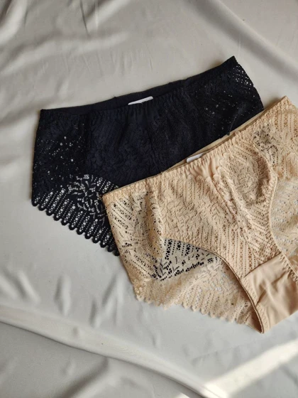 شورت تمام دانتل اروپایی BLUE ROSE کد: 5602