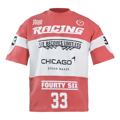 تیشرت اسپرت ریسینگ شیکاگو مدل ZRA-4D0558 صورتی
