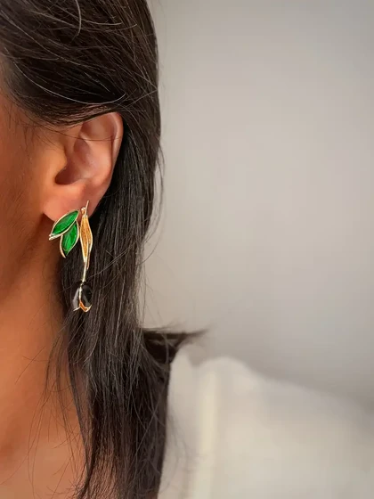 گوشواره های طرح گل جدید