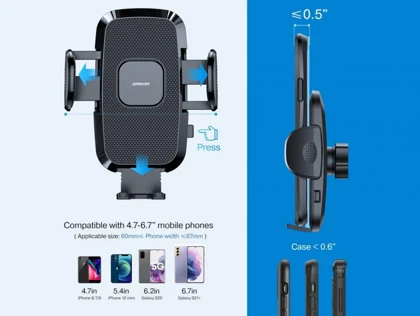 پایه نگهدارنده موبایل داخل خودرو جویروم Joyroom Mechanical Car holder ( Long arm sucker) JR-ZS259
