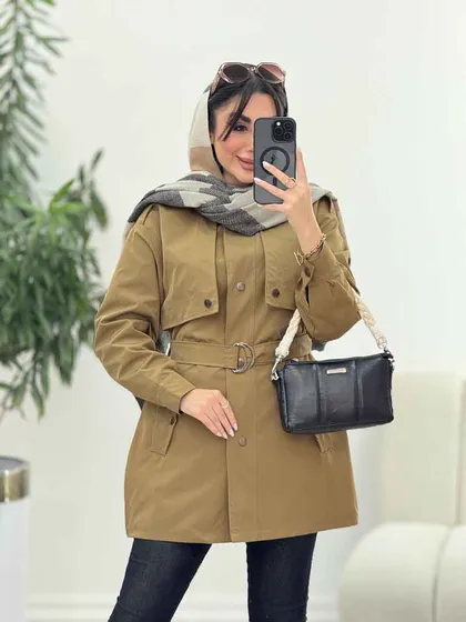 بارانی ژیله دار سپیدار