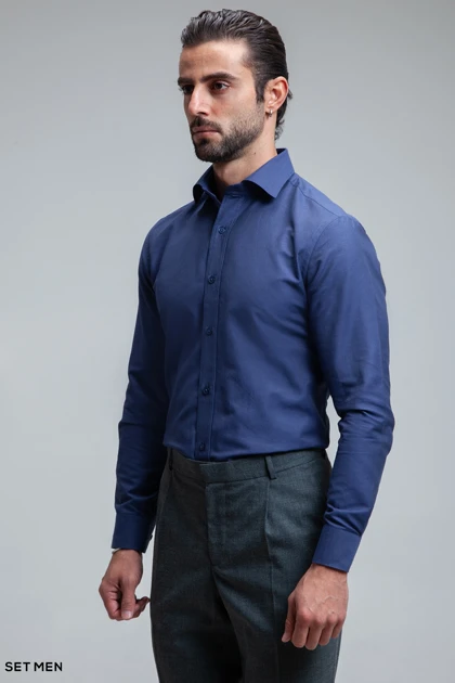 پیراهن مردانه آستین بلند آکسفورد