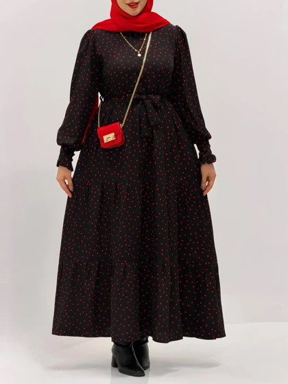 3357-پیراهن بلند پاریس