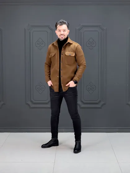 شکت 250111 PULL&BEAR شکلاتی