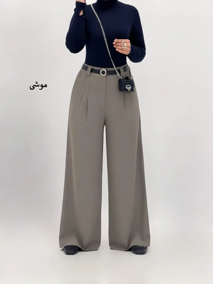 6842-شلوار فول بگ کرپ کاترین