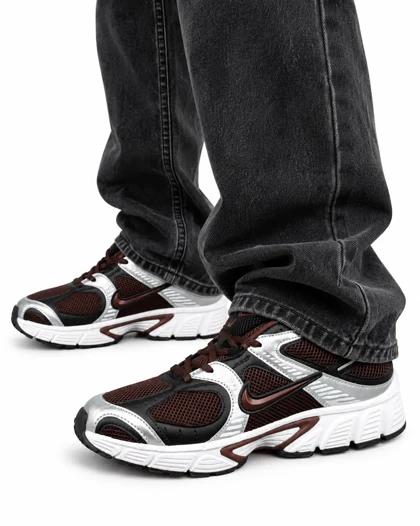 کفش کتانی مردانه رانینگ مدل نایکی V5 موکا طوسی مشکی Nike V5