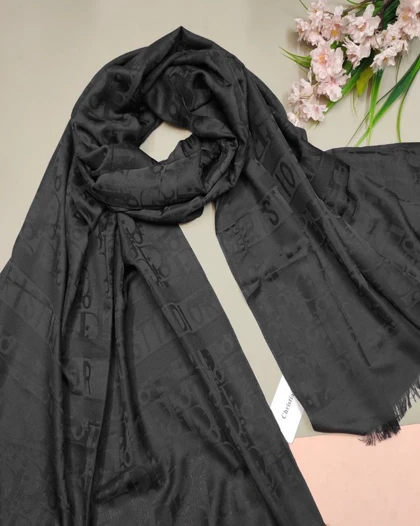 شال نخ ابریشم dior