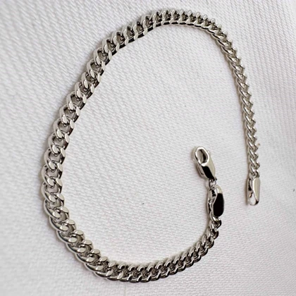 دستبند ژوپینگ طرح کارتیه (کوبان) نقره‌ای | آبکاری رادیوم و رنگ ثابت