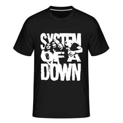 تیشرت طرح گروه سیستم او ا دون system of a down کد 02