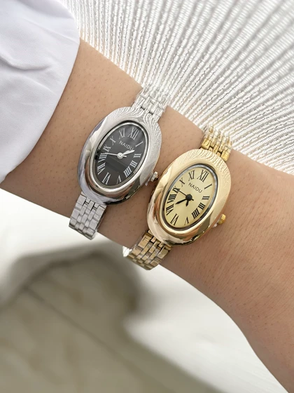 ساعت نایدو زنانه صفحه بیضی کپل