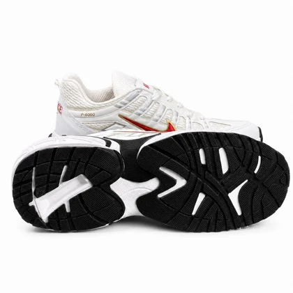 کتانی ست مردانه و زنانه مدل رانینگ نایک P6000 سفید قرمز NIKE