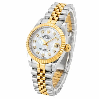 ساعت زنانه رولکس دیت جاست Rolex-3185-L طراحی کلاسیک و شیک