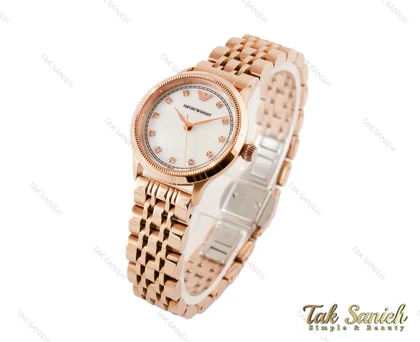 ساعت امپریو آرمانی زنانه رزگلد Armani-3581-L