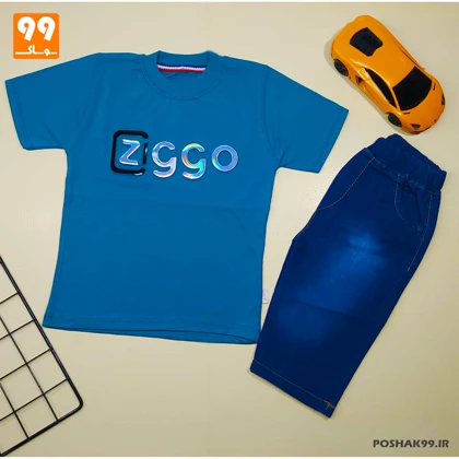 ست تیشرت شلوارک پسرانه ZIGGO