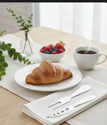 ست صبحانه خوری استیل طرح ستاره