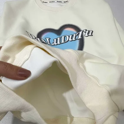 بلوز دورس طرح قلب دخترانه لاینردار اورجینال