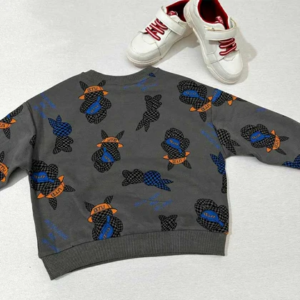 بلوز بچه گانه طرح خرگوشی شطرنجی خارجی