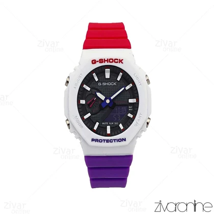ساعت جی شاک GMA-S2100 زنانه قرمز بنفش 106403