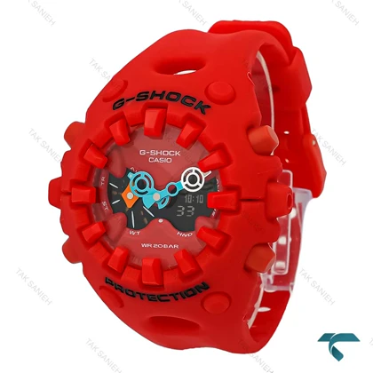 ساعت جیشاک مردانه سری GA-V01 قرمز رنگ GShock-8234-G