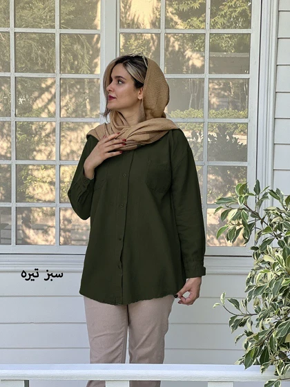 مانتو کتان پاییزه