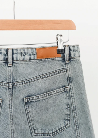 شلوار فول بگ جین زاپ‌دار