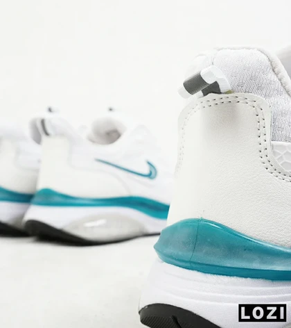 کفش کتانی مردانه سفید آبی Nike air max pluse