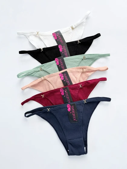 شورت کبریتی تانگ سگک دار