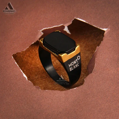 انگشتر مون بلان استیل Mont Blanc Ring GK13