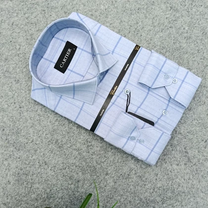 پیراهن استین بلند مردانه _ طرحدار و مجلسی قواره کلاسیک