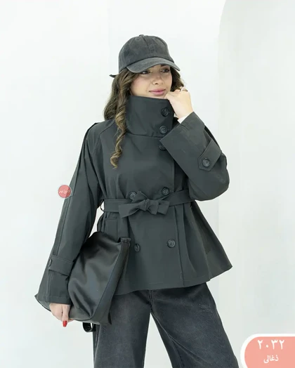 بارانی یقه ایستاده نوا 2032