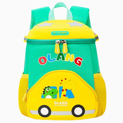 کیف کوله پشتی بچه گانه زرافه تمساح اورجینال اولنگ OLANG 6115