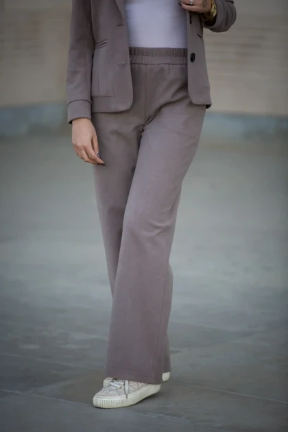 شلوار زنانه نیم بگ لامر