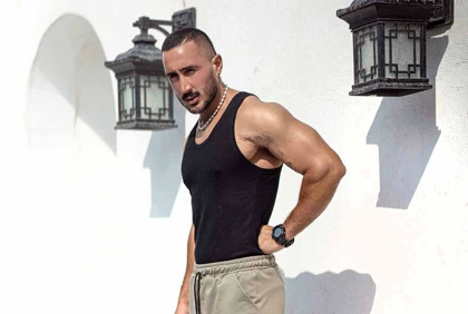 رکابی تنک تاپ قهرمانی آیسان اسلامی مشکی